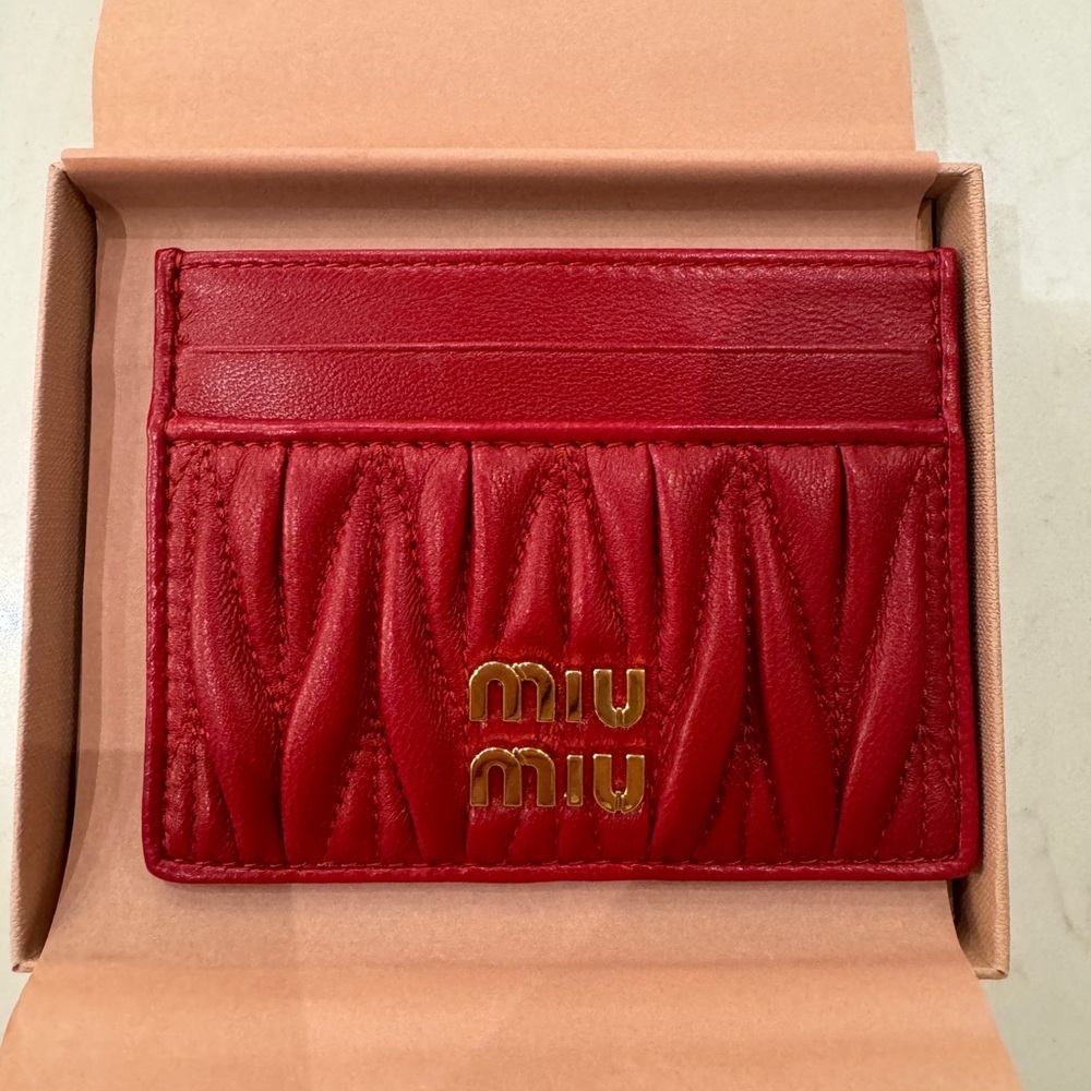 MIU MIU card holder